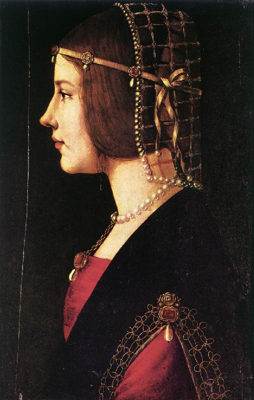 PREDIS, Ambrogio de Portrait of a Woman age France oil painting art